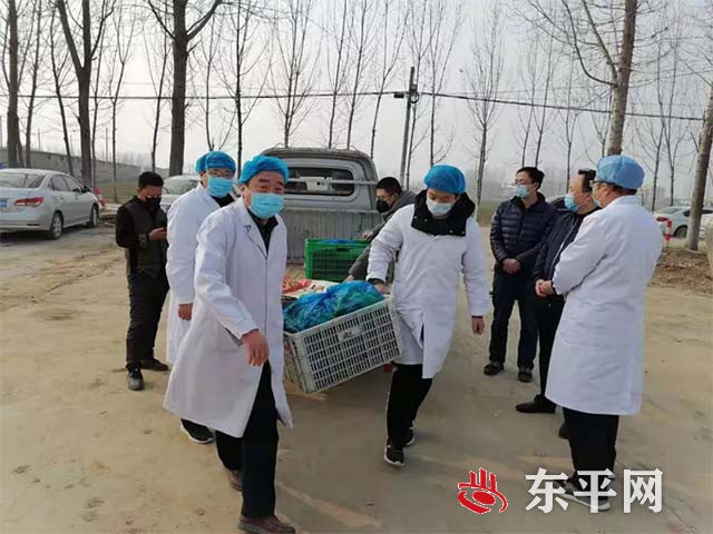 东平县彭集街道安村捐赠新鲜蔬菜和猪肉助力新型冠状病毒肺炎抗疫一线