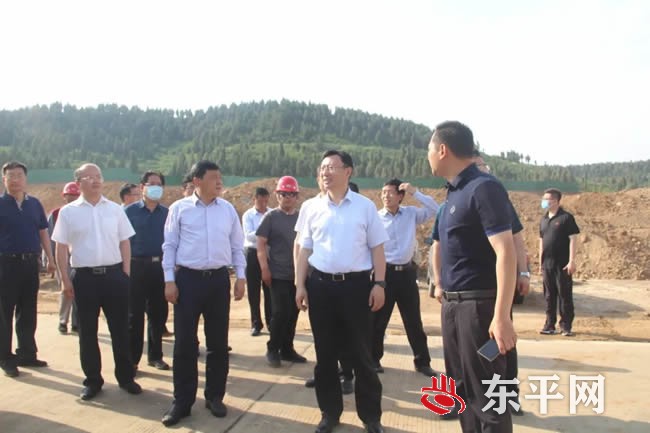 张涛来东平县调研朝阳庄国际旅游度假区项目建设