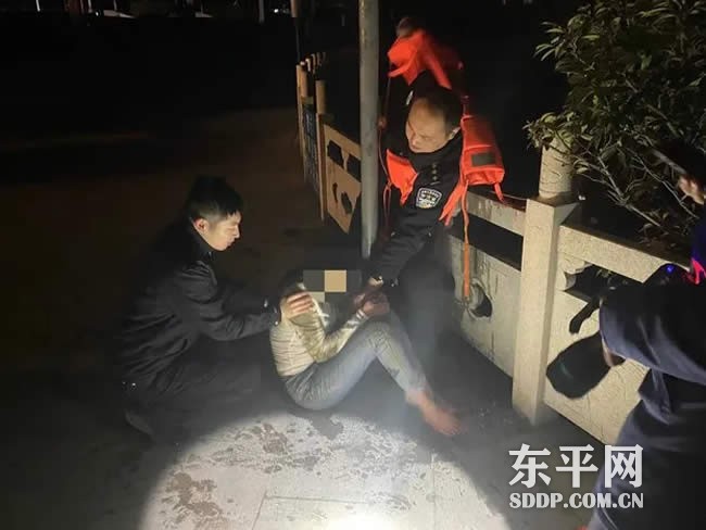 东平民警危难时刻显身手 成功救助落水女