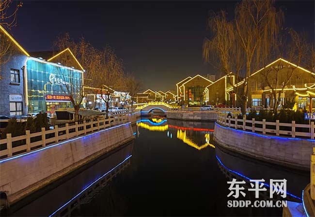 东平县住建局精心实施春节亮化工程