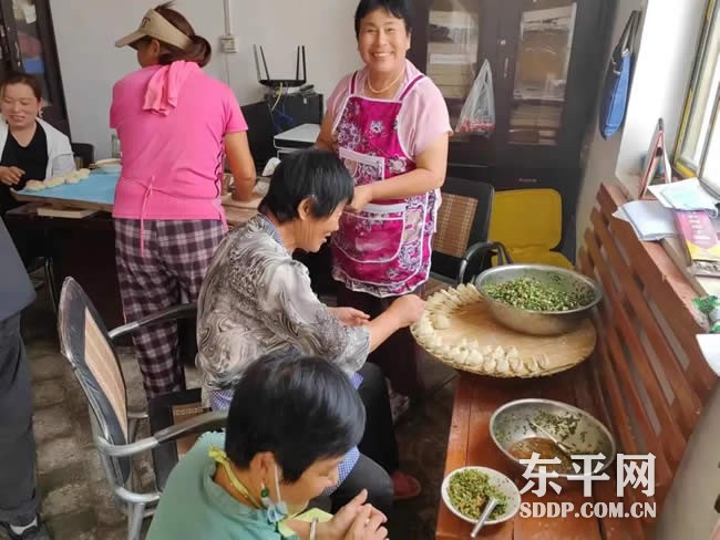 斑鸠店镇南枣园村爱心饺子 吃出幸福味