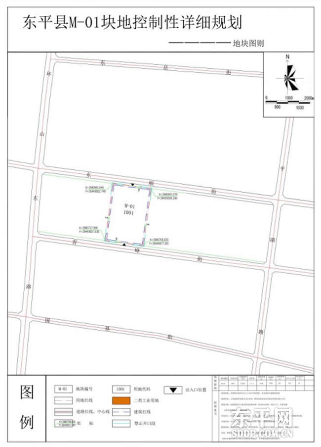 东平县 M-01 块地控制性详细规划